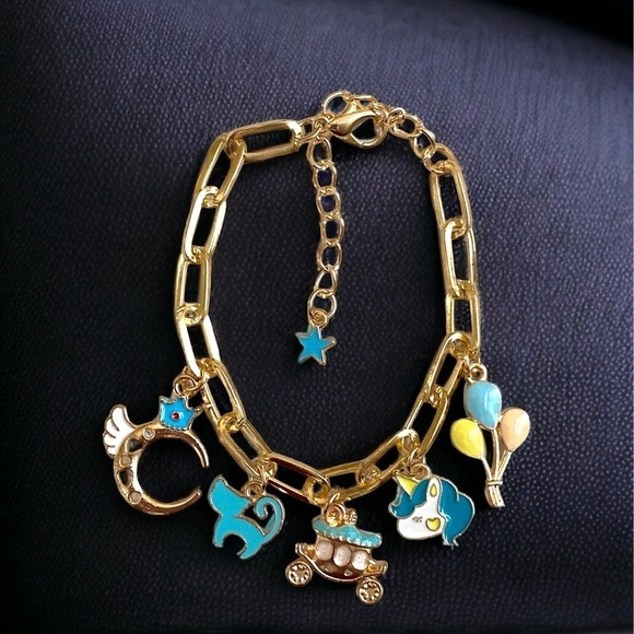“Baby boy” Charm Bracelet - Picture 1 of 5